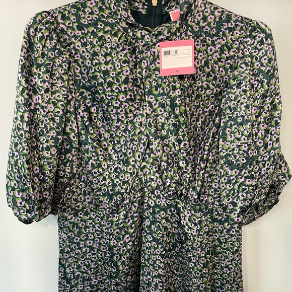 NWT Kate Spade Runway Collection Flair Flora Devore Mini Dress size 4 - Picture 8 of 10